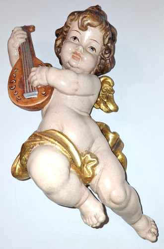 Holzfigur geschnitzt großer - holzfigur,