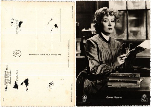 Cpa greer garson film star - ak,