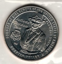 USA Washington Quarter ¼ Dollar 25 Cent 2025 S Juliette Gordon Low
