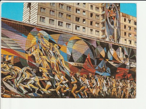 Halle neustadt wandbild - halle-neustadt..,,