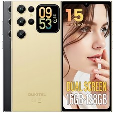 OUKITEL C62 4G Smartphone 16GB + 128GB Android 15 Dual-Bildschirm 5150mAh Handy