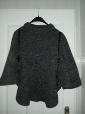 Strick Cape / Poncho von Peter Luft / Accryl - Wolle - Alpaka - Gemisch