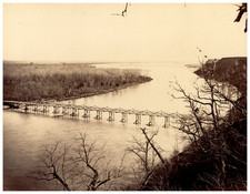 William Henry Jackson, USA, Mississippi River Vintage Album Print Tirage alb