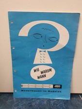 LEGO System vintage Booklet 60er 50er 50s 60s promo rare classic mursten 1:87