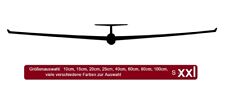 Segelflugzeug Aufkleber  xxl