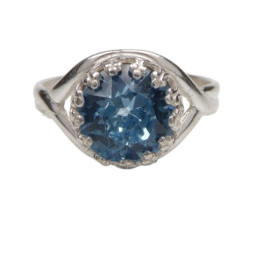 Premium kristall aquamarin 8mm - aquamarin,