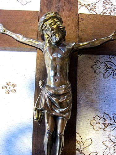 Altes jesus kreuz kruzifix - altes,