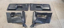 BMW E30 Cabrio Türpappen Türverkleidung Seitenverkleidung Vorne Hinten Schwarz