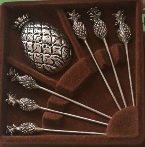 Vintage cocktailspieße set - vintage,