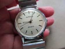 VINTAGE PRELOVED RARE SUTRONIC RUHLA GERMAN HERREN UHR ARMBANDUHR 35MM QUARZ