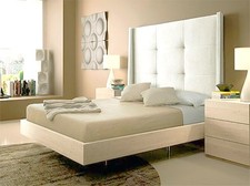 100% Leinen Spannbettlaken 140 x 200 cm Beige ohne Farbstoffen und Bleichen Neu