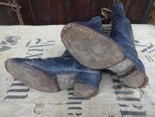 alte Stiefel Leder mit Eisen
