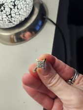 diamant ring 0,02 ct Platin