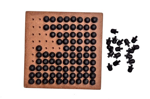 Handgefertigtes brettspiel aus - brettspiel,
