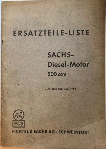 Ersatzteile-Liste