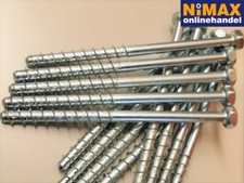 Betonschrauben Sechskant Betonanker 10,5x100/120/140/160 12,5x100/180 verzinkt