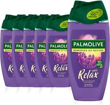16,53€/L - Palmolive Duschgel - Sunset Relax Lavendel - 6er Pack (6 x 250ml)