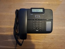 Gigaset DA710 Telefon analog schwarz funktionsfähig mit Hörer schnurgebunden