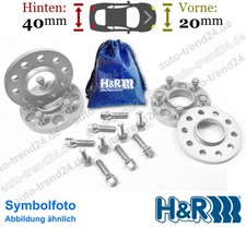 H&R SV VA 20mm & HA 40mm & Schrauben-👜 u.a.: VW Golf III Cabriolet 1E7 93-98
