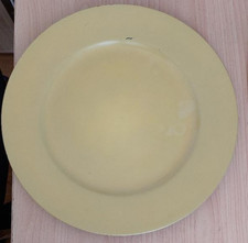 Dekoteller gelb 32,5 cm Durchmesser (ein paar Gebrauchsspuren)