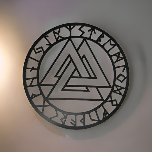 Wanddekoration valknut - wanddekoration,