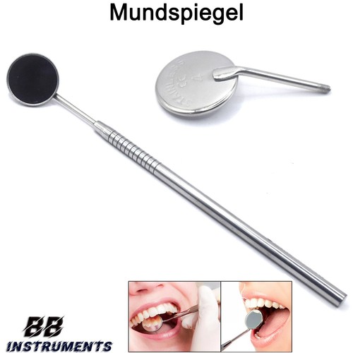 Zahnarzt mundspiegel griff mit - mundspiegel,