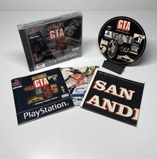 GTA Grand Theft Auto (CIB, GTA, European Version, Black Label, PS1, PlayStation)