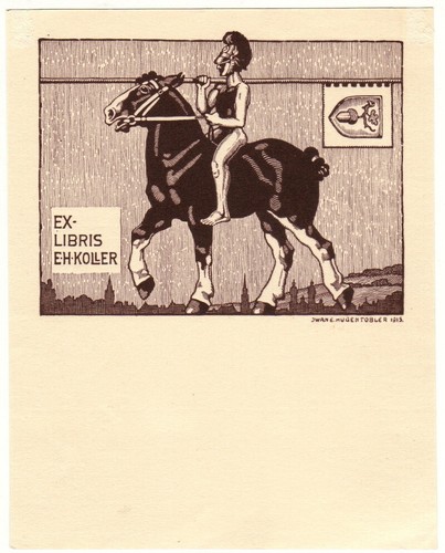 Iwan hugentobler exlibris - iwan, hugentobler: