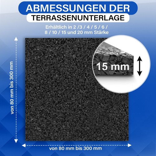 Terrassenpads - (38€/m²),