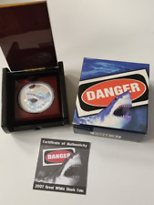 Tuvalu 1$ 2007 - Danger Australien Great White Shark | Silber (999)