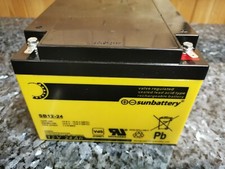 SUN Akku Batterie Einbau 06-2022 TOP 12V 24AH  3 Jahre in Betrieb für Solar