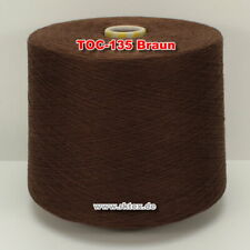 135 Braun TVU Ocean Nm 30/2 Baumwolle Acryl Strickgarn Häkelgarn Garn Kone