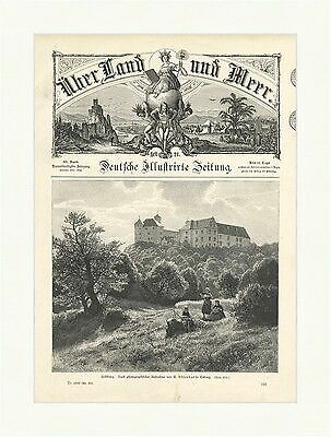 Heldburg holzstich veste - heldburg,