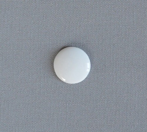 Schild rund 2cm - , weiß