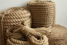 Juteseil 6mm 40mm meterware - 40mm,