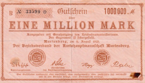 Marienberg ahm 1 million - -,