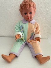 Alte SCHILDKRÖT Puppe Gabriele 64 cm, 60er Jahre m. Tongeber/Mamastimme