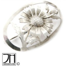 Jugendstil Silber Brosche