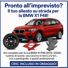 BMW X1 F48 17" Reserverad