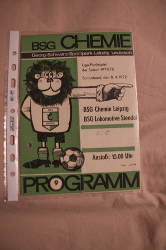 Fußball liga progr bsg - fußball,