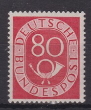 Brd Nr. 137 Posthorn 80-Pfg