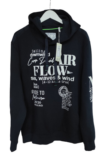 Camp david hoodie navy - david,