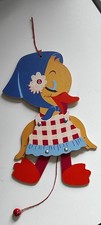 Hampelfigur Quacksi HolzspielzeugHolz Mertens-Kunst VintageBrocanteKinderzimmer 