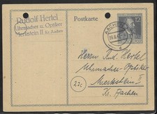 Allierte Besetzung Postkarte