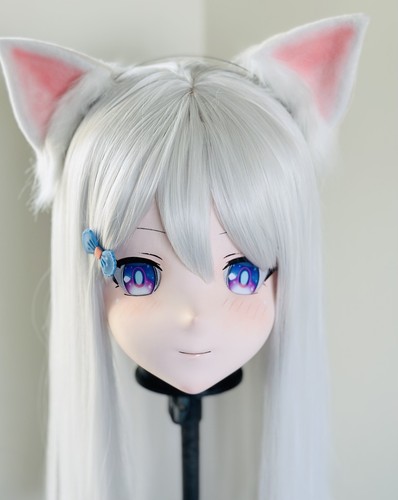 Full head lockable kigurumi - head,