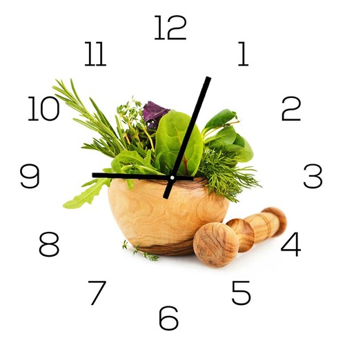Wanduhr aus glas - glas, uhr