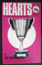 Orig. PRG  EC 2  1976/77  HEART OF MIDLOTHIAN - HAMBURGER SV   1/8 FINALE ! TOP