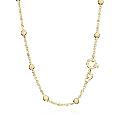 45cm ankerkette 333 - ankerkette, gelbgold