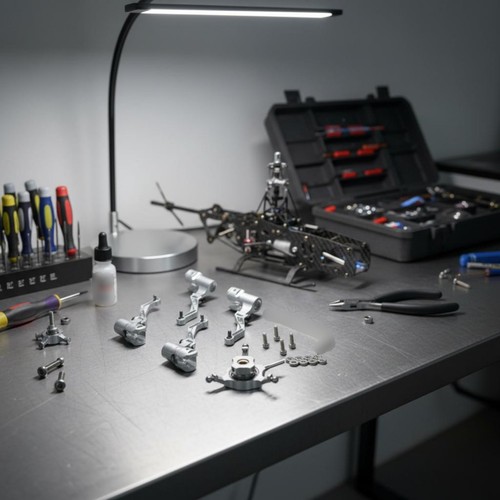 Metall-Rotorkopf-Upgrade-Set