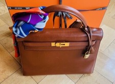 HERMÈS  - Kelly bag 32 - MONACO - Original mit Rechnung + PRÜFUNG !